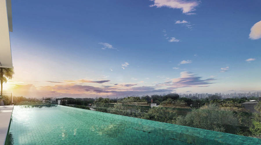 Mirage Ibirapuera - Piscina com borda infinita